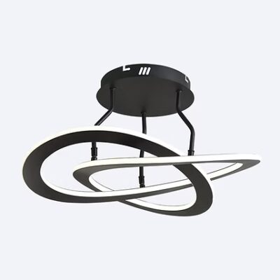 ELR-3021-SB - 75W LED DOUBLE RING CEILING LIGHT MATT B